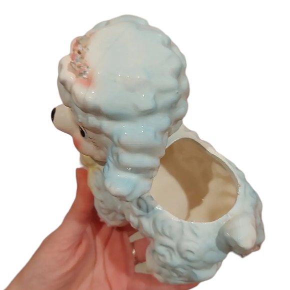 Kitchy Lamb Planter- 1961 Relpo Spaghetti Lamb- Samson Import Co. - Picture 3 of 8